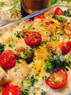 チキンとたっぷり野菜のクリームドリア-レシピのメイン写真