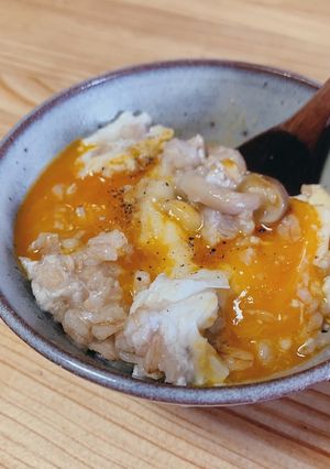 5分で簡単♩オートミールでおかゆ朝食-レシピのメイン写真