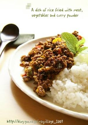 ドライカレー-レシピのメイン写真
