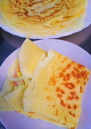 簡単★ホットケーキミックスでクレープ生地-レシピのメイン写真