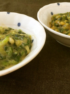 九条ねぎのねぎ味噌 2種-レシピのメイン写真