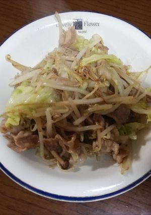 キャベツもやしの塩コショウ炒め-レシピのメイン写真