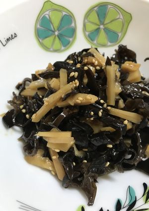 キクラゲとメンマのだし醤油和え-レシピのメイン写真