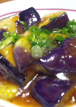 揚げ茄子のあんかけ＝台湾家庭料理-レシピのメイン写真
