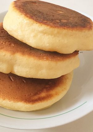 超〜簡単★材料4つ夢の分厚いホットケーキ-レシピのメイン写真