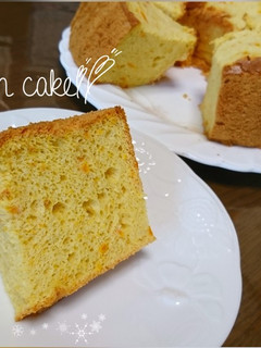 にんじんの米粉入りシフォンケーキ-レシピのメイン写真