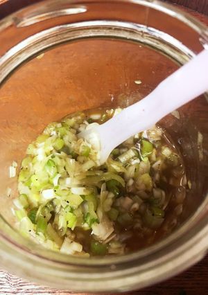 万能なご飯泥棒♪ネギ塩ごま油だれ！！-レシピのメイン写真