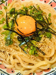 冷凍うどんで簡単!油そば風うどん-レシピのメイン写真