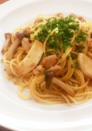 ツナときのこのバター醤油パスタ-レシピのメイン写真