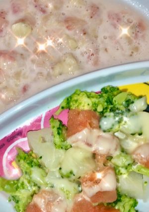 ブロッコリーとトマトのチーズのせ-レシピのメイン写真