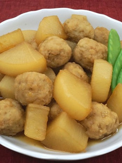 作りおきに！大根と肉団子の煮物-レシピのメイン写真