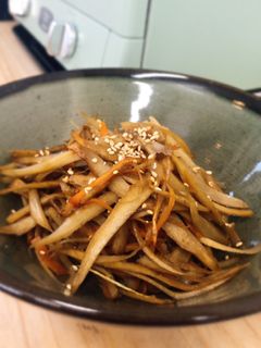 胡麻が香る✿基本のきんぴらごぼう-レシピのメイン写真