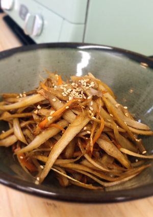 胡麻が香る✿基本のきんぴらごぼう-レシピのメイン写真