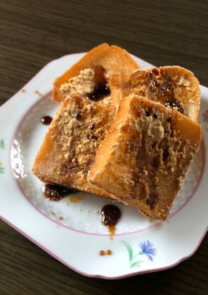 きな粉の揚げトースト-レシピのメイン写真