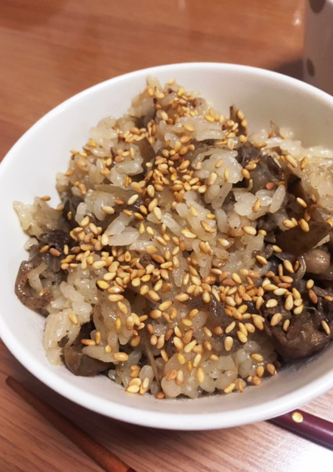 牛肉とごぼうの炊き込みごはん-レシピのメイン写真
