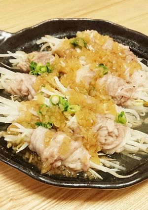 豚肉ともやしのレンチンぽん酢かけ-レシピのメイン写真