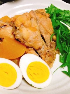 炊飯器で簡単ホロホロ!手羽元のさっぱり煮-レシピのメイン写真