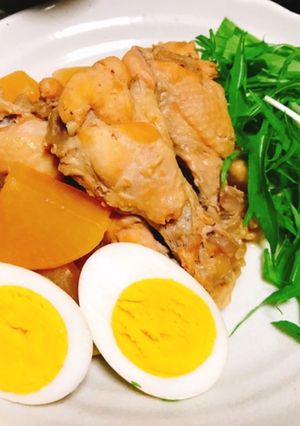 炊飯器で簡単ホロホロ！手羽元のさっぱり煮-レシピのメイン写真