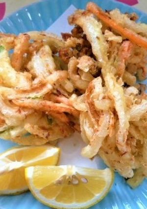 春を感じた～い♪玉ねぎのかき揚げ-レシピのメイン写真