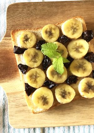 簡単!はちみつバターのバナナトースト-レシピのメイン写真