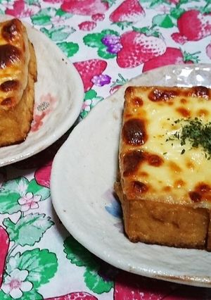厚揚げの醤油薫るチーズ焼き-レシピのメイン写真
