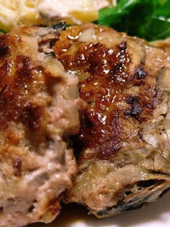 ごぼう入り❮繊維たっぷり❯ハンバーグ-レシピのメイン写真