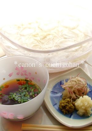 衝撃→ハマッタ♡ こんな素麺の頂き方。-レシピのメイン写真