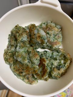 離乳食中期〜☆山芋と青のりのおやき-レシピのメイン写真
