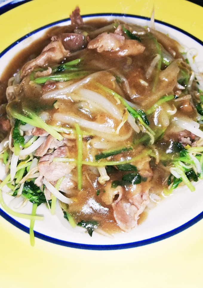 もやしと豆苗のオイスターソース炒め-レシピのメイン写真