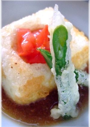 つめたい揚げだし　トマトものせて-レシピのメイン写真