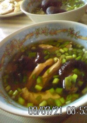 黒酢でさっぱり　椎茸スープ-レシピのメイン写真