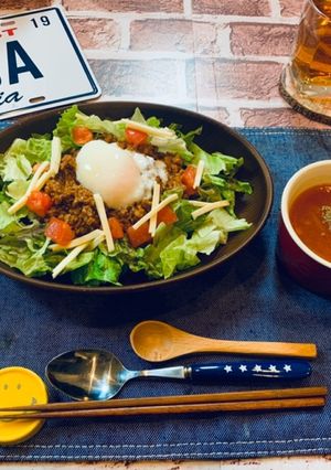 カレー粉で作るタコライス♪-レシピのメイン写真
