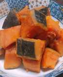 2で作る！初心者向けの甘いかぼちゃの煮物