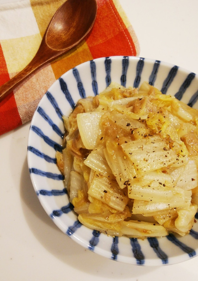 白菜とツナの蒸し煮-レシピのメイン写真