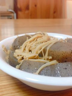 こんにゃくとエノキのバター醤油炒め-レシピのメイン写真