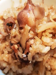 ほたるいかと生姜の炊き込みご飯-レシピのメイン写真