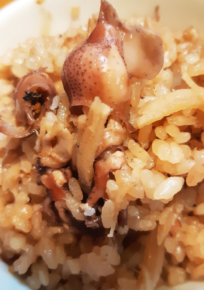 ほたるいかと生姜の炊き込みご飯-レシピのメイン写真