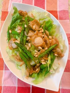 帆立貝のバルサミコソテーサラダ-レシピのメイン写真