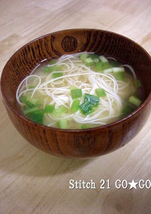 家族みんな大好き♥そうめんの味噌汁-レシピのメイン写真