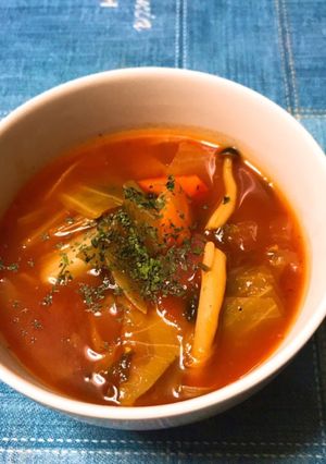 野菜たっぷりミネストローネ風-レシピのメイン写真