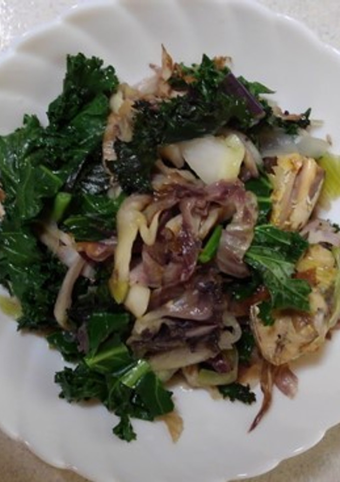 イタリア野菜2種とサバの炒め物-レシピのメイン写真