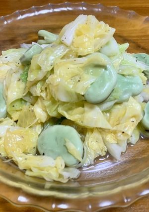 そら豆と甘夏の春サラダ-レシピのメイン写真