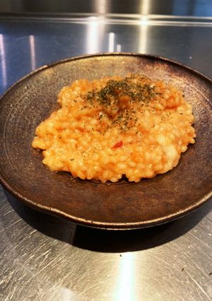 余った粉スープで簡単トマトチーズリゾット-レシピのメイン写真