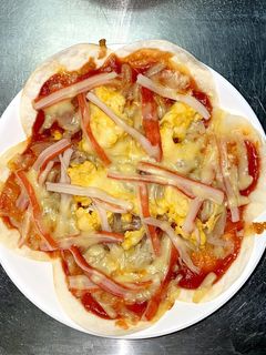 餃子の皮でなんでもピザ-レシピのメイン写真