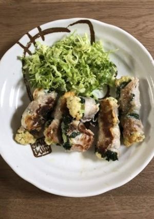 カリフローレとケールの肉巻き-レシピのメイン写真