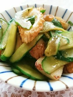 きゅうりとちくわのラー油炒め-レシピのメイン写真
