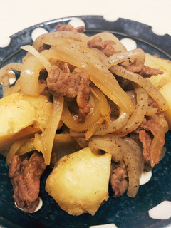 時短やみつき☆牛肉とじゃがいもの甘辛煮-レシピのメイン写真