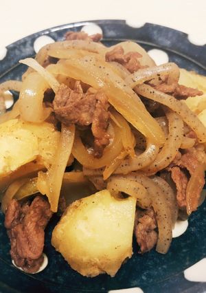 時短やみつき☆牛肉とじゃがいもの甘辛煮-レシピのメイン写真