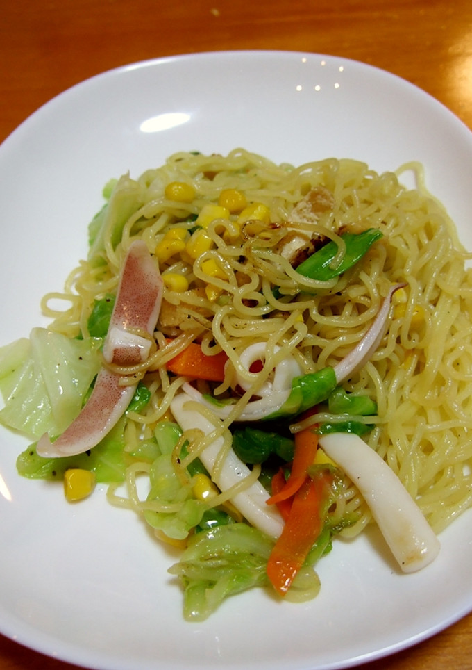 さっぱり美味い、イカの塩焼きそば-レシピのメイン写真