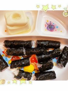 のり巻きランチと白だし豆腐-レシピのメイン写真